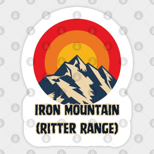 Iron Mountain (Ritter Range) Sticker by Canada Cities